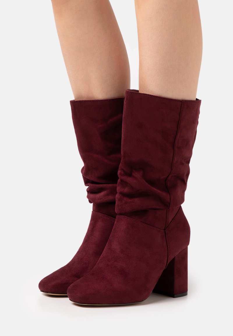 Dorothy Perkins Wide Fit Bottes à talons hauts - bordeaux