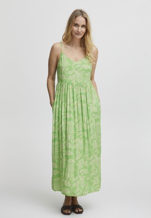 FRFUN DR - Maxi-jurk - grass green mix b