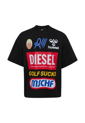 Hummel HUMMEL LRV X MSCHF X HML T-SHIRT SS UNISEX - T-Shirt print - black