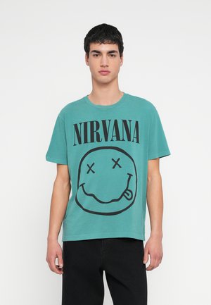 NIRVANA - Tričko s potlačou - turquoise smoke