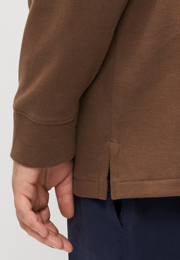 ESTATE-RIB QUARTER-ZIP PULLOVER - Jumper - chest nut3