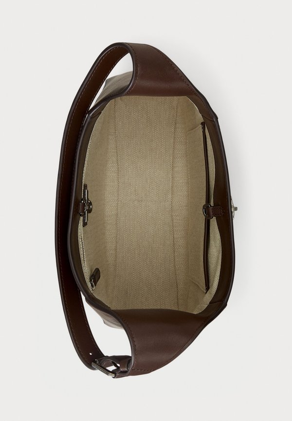 LEATHER LARGE TANNER SHOULDER BAG - Handbag - dark hickory3