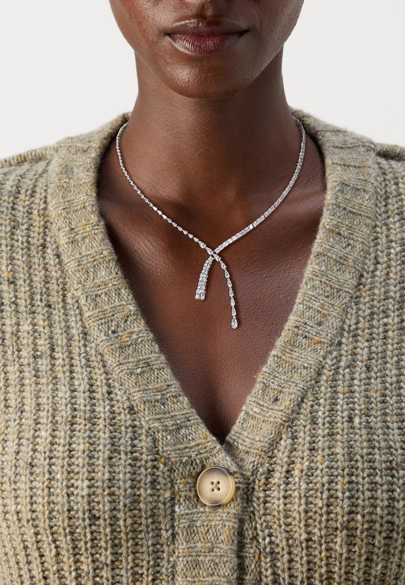 Swarovski MATRIX NECKLACE - Náhrdelník - white