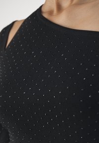 LIU JO MAGLIA CHIUSA - Maglione - nero/strass