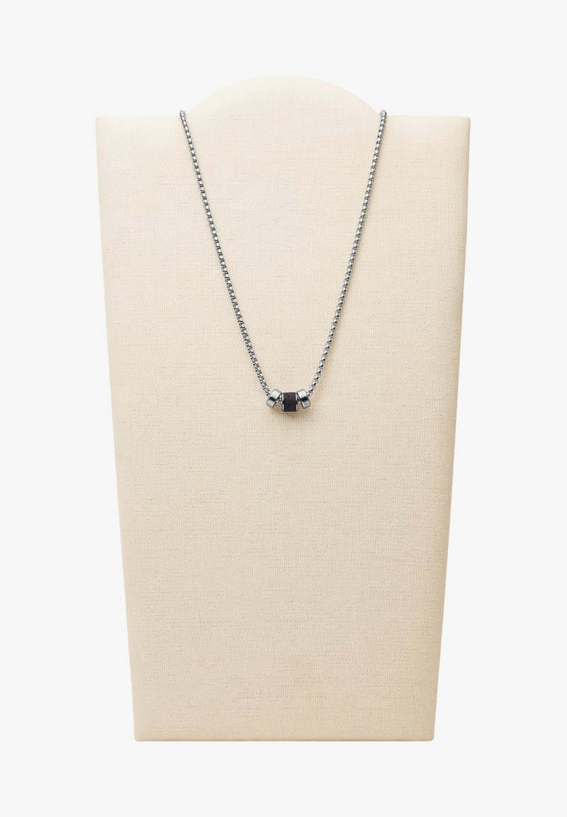 Fossil Halskette - silber