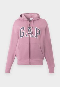 HERITAGE - Zip-up sweatshirt - wispy mauve