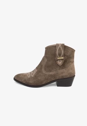 Les Tropeziennes par M Belarbi, LADY - Bottines de cowboy / motard - taupe