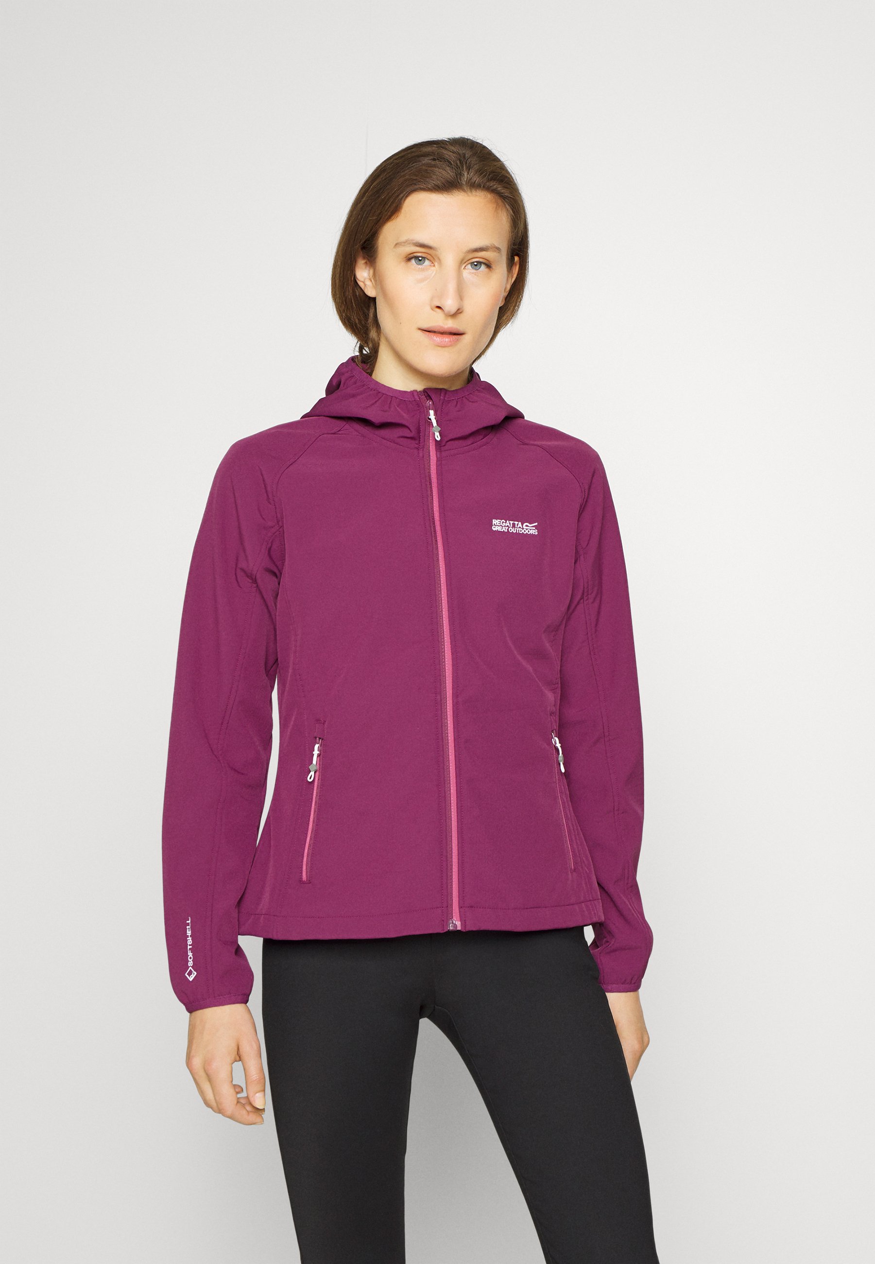 Regatta Women's Water-Repellent Arec III Softshell Jacket Amaranth Haze, Size: 16
