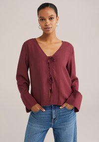 WE Fashion Blūze - vintage red