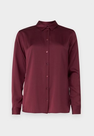 CHEMISE - Gombos blúz - burgundy