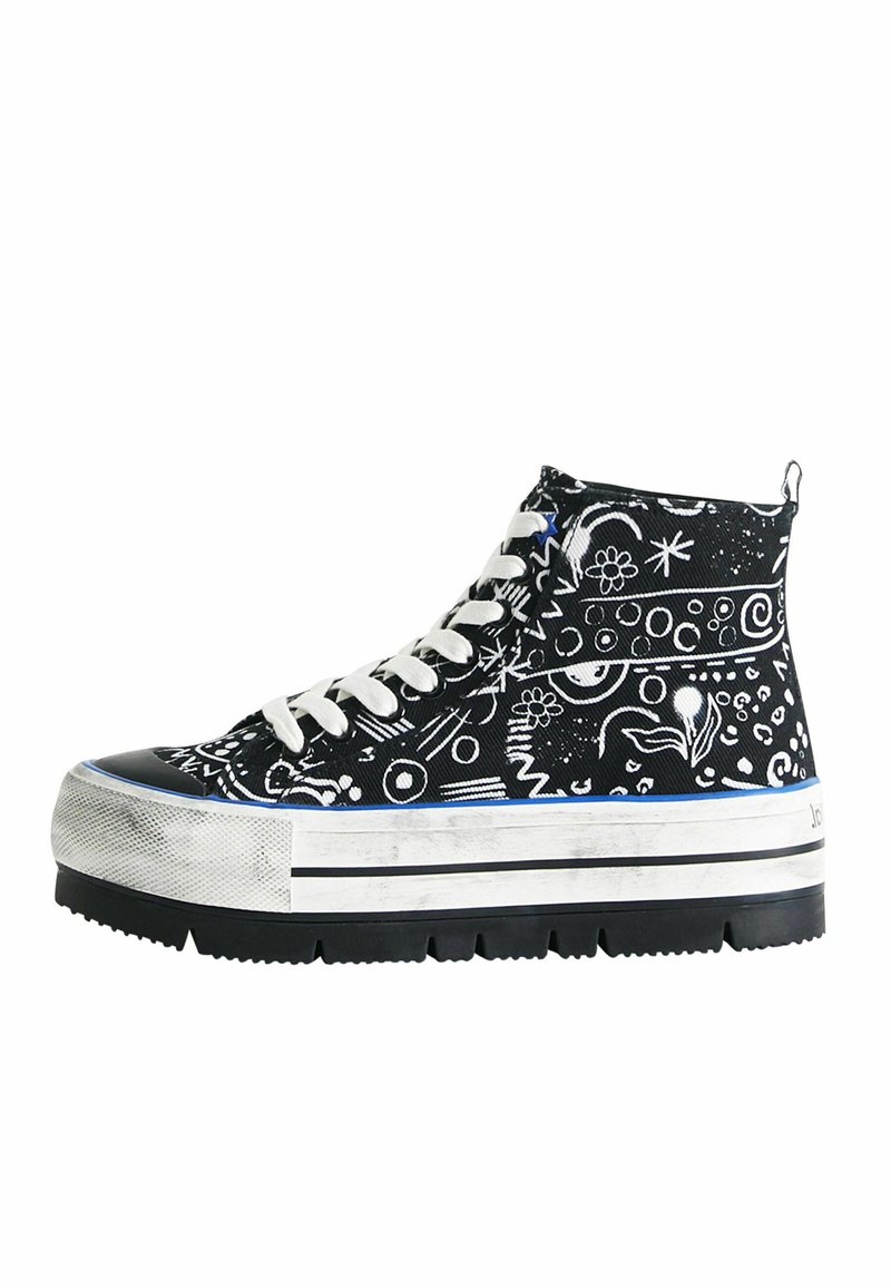 Desigual Sneakers hoog zwart Desigual Sneakers hoog zwart
