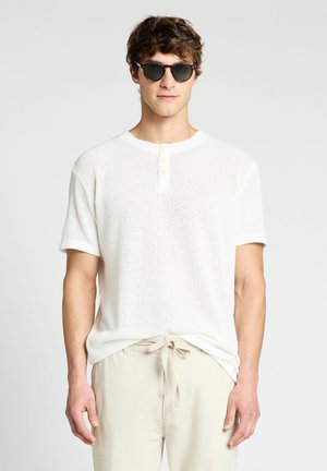 Calliope, T-SHIRT TINTA UNITA - T-shirt basic - bianco lana