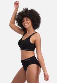 Bamboo Basics 3 PACK - SEAMLESS FULL - Slip - black