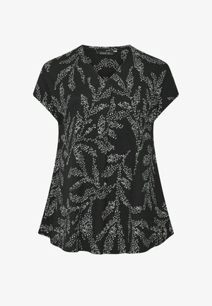 Evans, PLUS SIZE CASUAL TOPS - T-shirt print - black