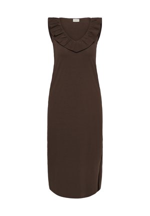 Kaffe Curve, KCDIDDIE FLOUNCE - Robe en jersey - coffee bean