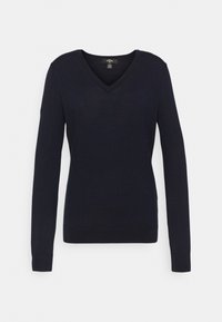 V NECK - Svetr - dark navy