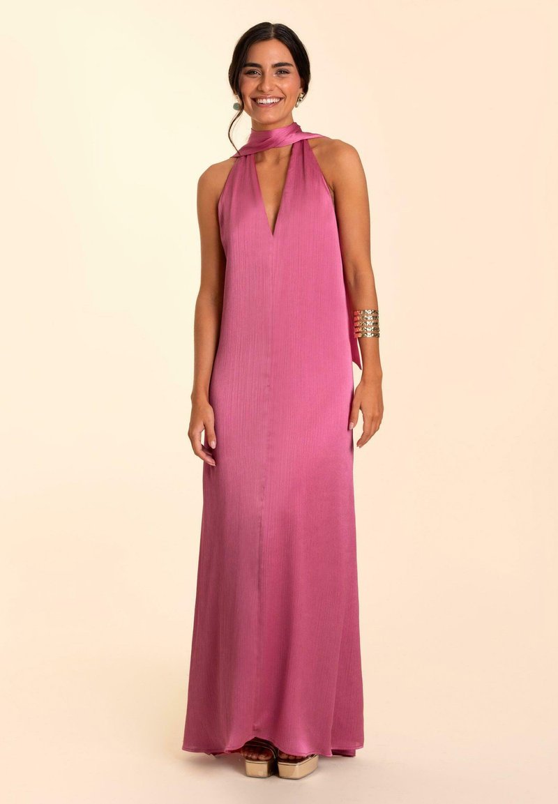 THE-ARE CON ESCOTE EN PICO - Vestido de fiesta - pink