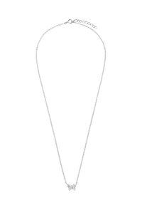 Sterling zilveren ketting met een delicaat ketting en een vlinder hanger met ingewikkelde details. Verstelbare lengte voor veelzijdigheid.