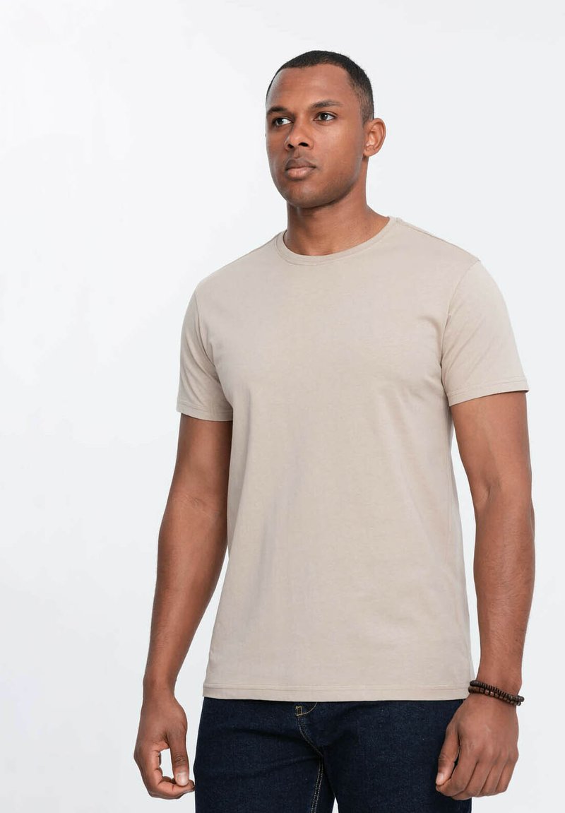 Ombre T-shirt basic - warm grey