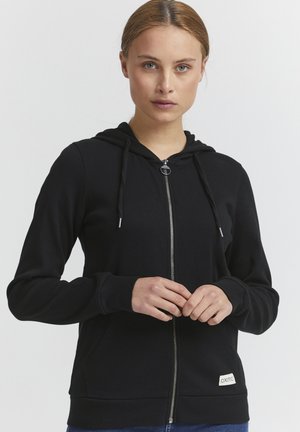 Oxmo OXLOVA - Zip-up sweatshirt - black