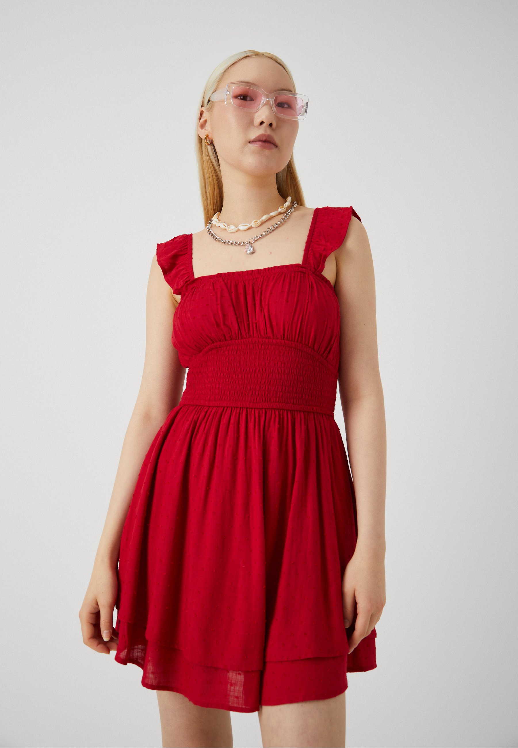 新品 THE TOE Hesiod Frills Dress Sサイズ Hesiod Frills Dress – THE TOÉ