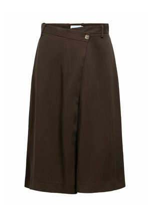 Object, BERMUDA SHORTS ASYMMETRIC - Short - seal brown