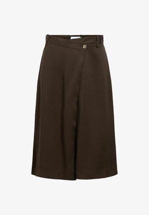 Object, BERMUDA SHORTS ASYMMETRIC - Shorts - seal brown