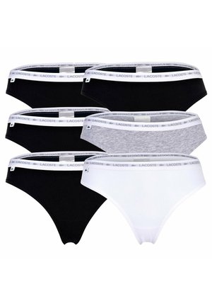 STRINGS 6ER PACK - LOGOBUND EINFARBIG - String - schwarz schwarz grau weiß