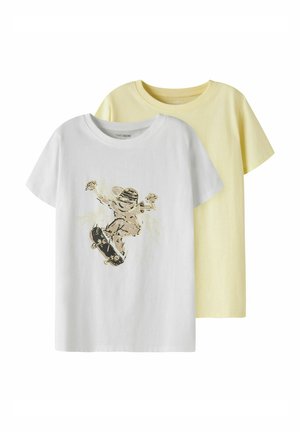 2-PACK  - T-shirt imprimé - bright white