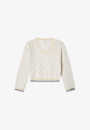Pepe Jeans BEAH - Strickpullover - antique white