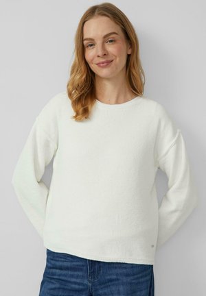 Pullover - wollweiß