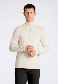 Lindbergh HALF ZIP - Maglione - off white mel