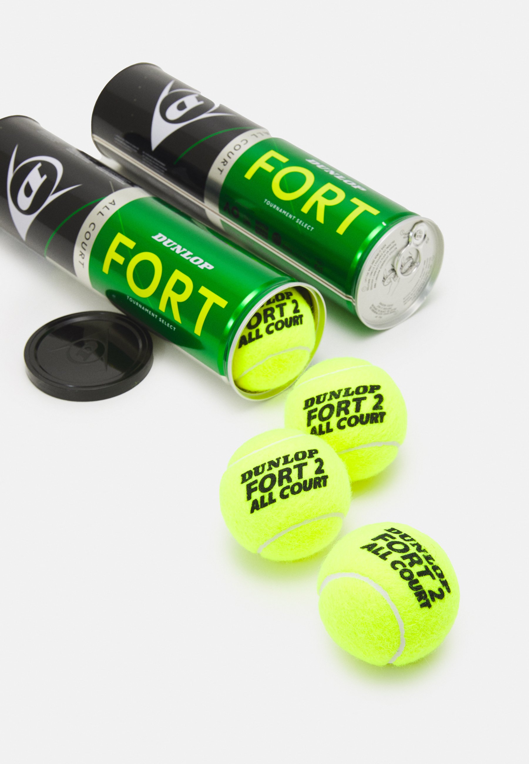 Dunlop FORT ALL COURT 8 PACK UNISEX - Tennisbal - gelb/Geel - Zalando.nl