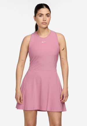 VICTORY DRESS - Jerseyjurk - elemental pink white