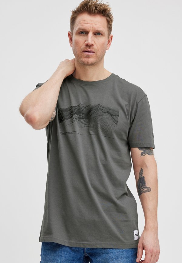 NBCarsten - Print T-shirt - lava smoke