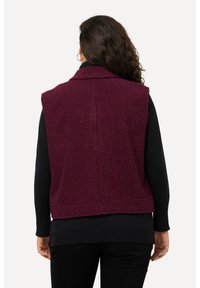 Ulla Popken Vest - dark red