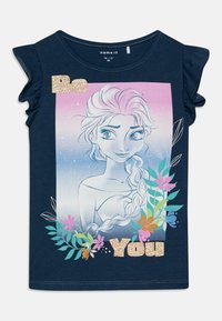 Name it NMFJENNY FROZEN - T-shirts print - dark denim/mørkeblå - Zalando.dk