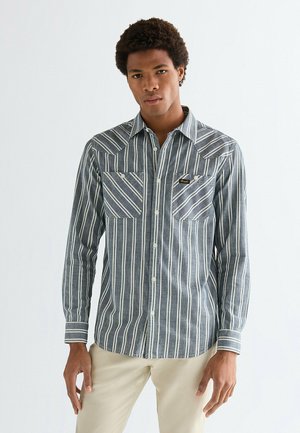 LONG SLEEVE CHAMBRAY- REGULAR FIT - Overhemd - dark_stripe