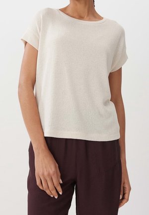 T-shirt - bas - beige