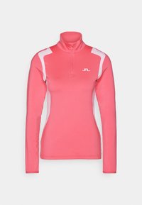 J.LINDEBERG Sports MAE QUARTER ZIP MID LAYER - Pikkade varrukatega topp - azalea