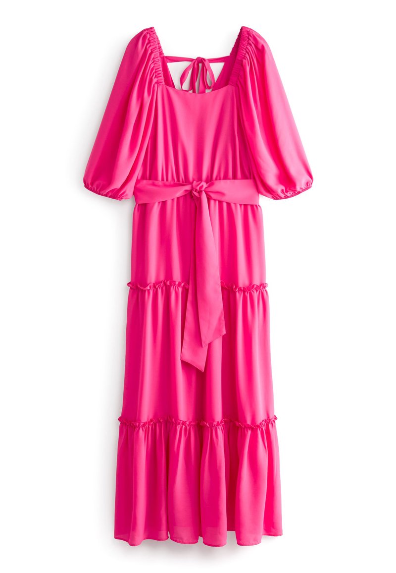 Damen Freizeitkleider | Next NEXT SQUARE NECK TIERED Maxikleid pink - EB16460 Damen Freizeitkleider | Next NEXT SQUARE NECK TIERED Maxikleid pink - EB16460