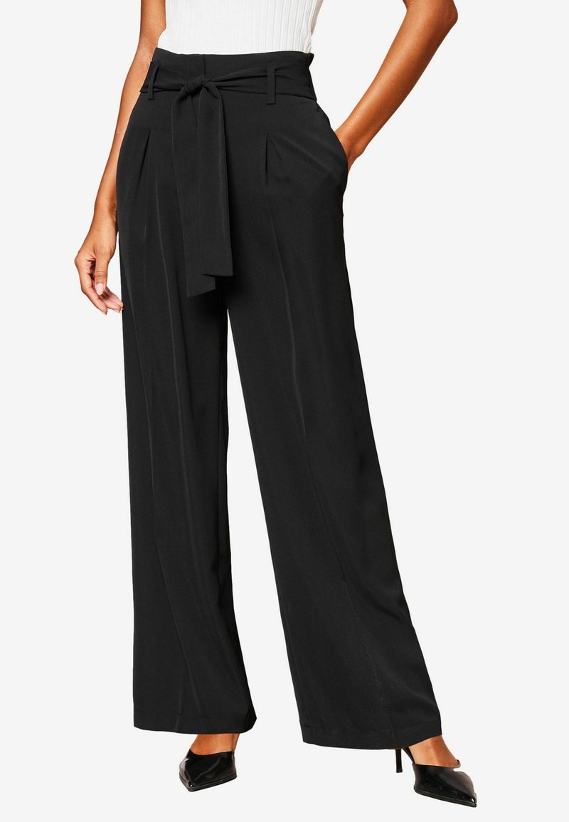 Lipsy WIDE LEG - Hlače - black