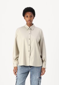 DRYKORN LYSILA - Button-down blouse - brown