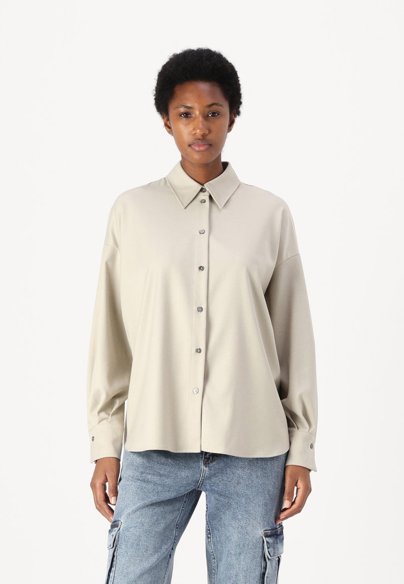 DRYKORN LYSILA - Button-down blouse - brown