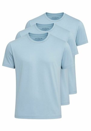 SET OF 3  - T-shirts basic - light blue light blue light blue