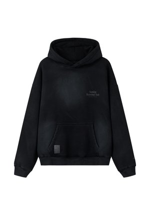 Another Cotton Lab, SRC TONE ON TONE HOODIE - Jersey con capucha - black