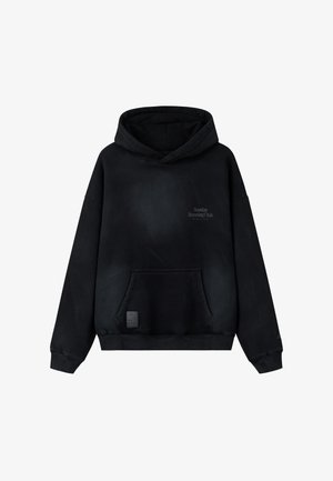 Another Cotton Lab, SRC TONE ON TONE HOODIE - Jersey con capucha - black
