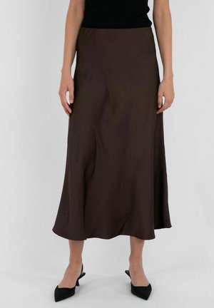 BOVARY   - A-snit nederdel - dark brown