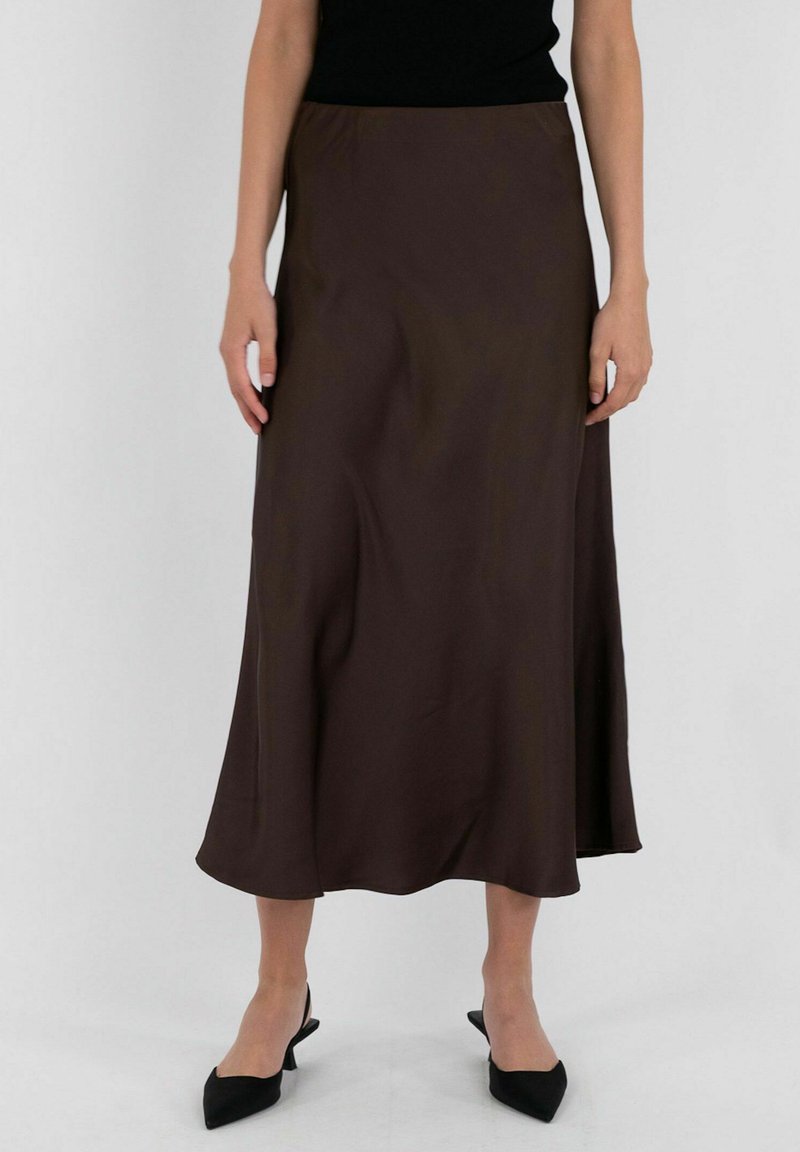Neo Noir BOVARY   - A-snit nederdel - dark brown