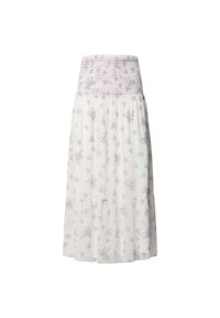 Falda larga - mousse white